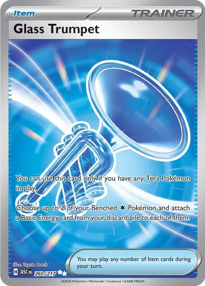 Glass Trumpet (260/217) (Holofoil) (ME: Ascended Heroes)