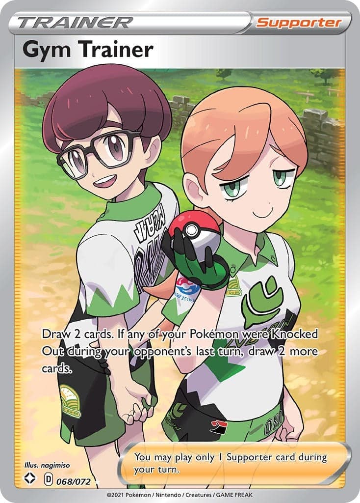 Gym Trainer (Full Art) (068/072) (Shining Fates)