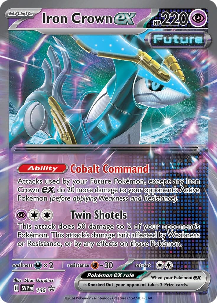 Iron Crown ex - 146 (146) (SV: Scarlet & Violet Promo Cards)