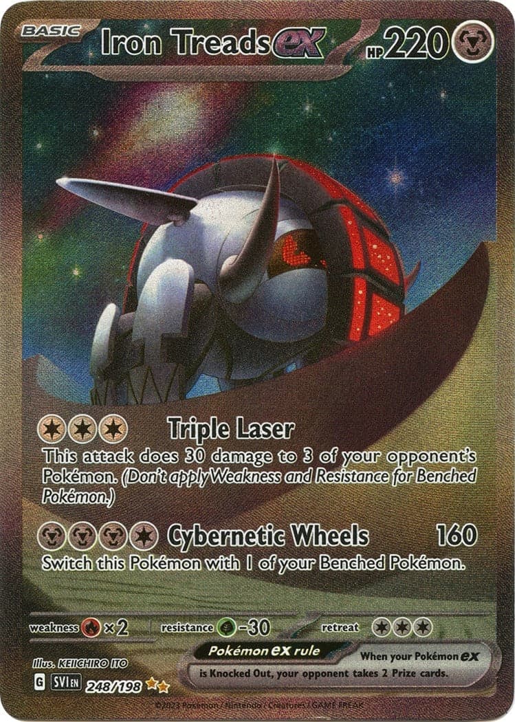 Iron Treads ex (248/198) (SV01: Scarlet & Violet Base Set)