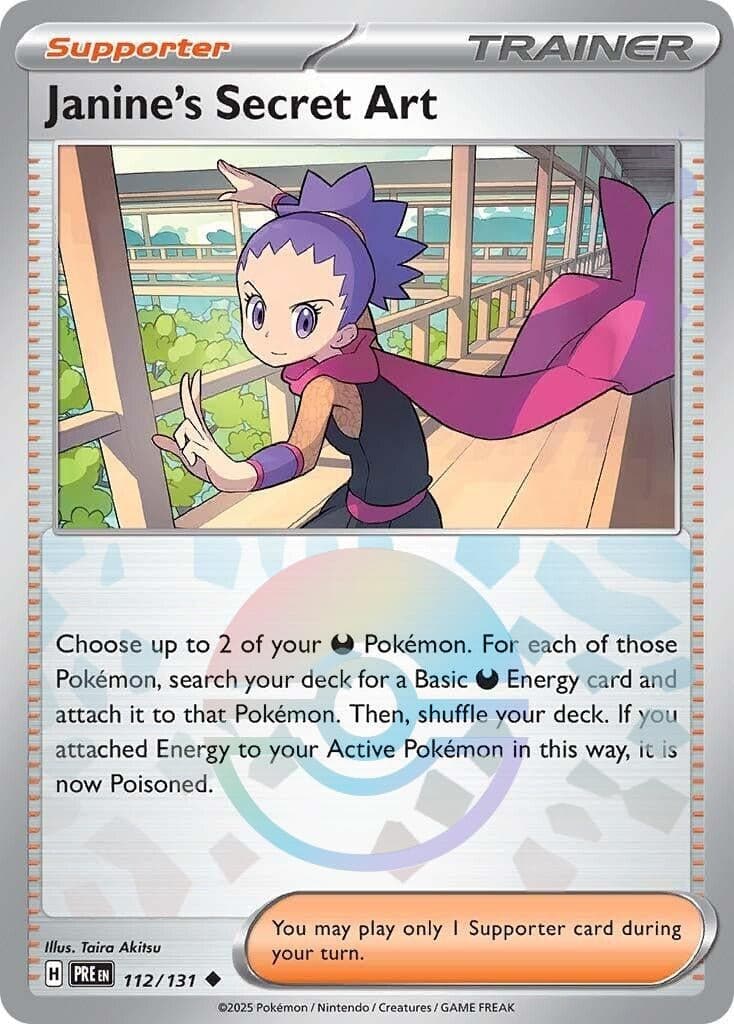 Janine's Secret Art - 112/131 (Poke Ball Pattern) (112/131) (SV: Prismatic Evolutions)