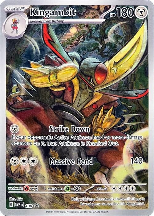 Kingambit - 130 (130) (SV: Scarlet & Violet Promo Cards)