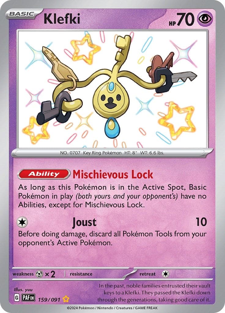 Klefki (159/091) (SV: Paldean Fates)