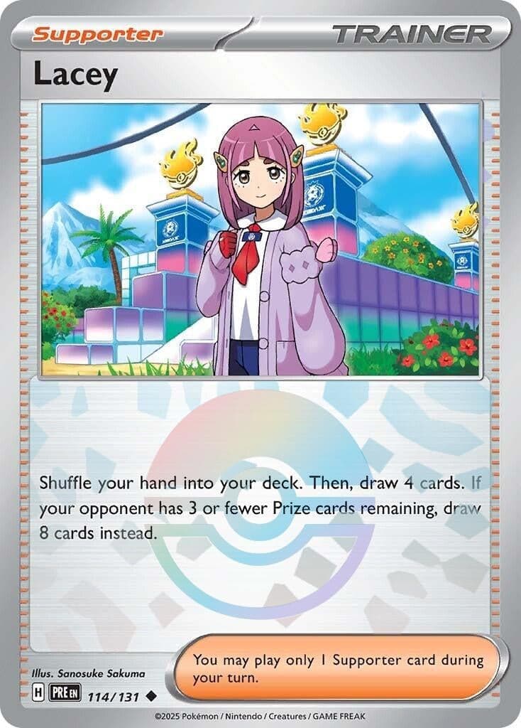 Lacey - 114/131 (Poke Ball Pattern) (114/131) (SV: Prismatic Evolutions)