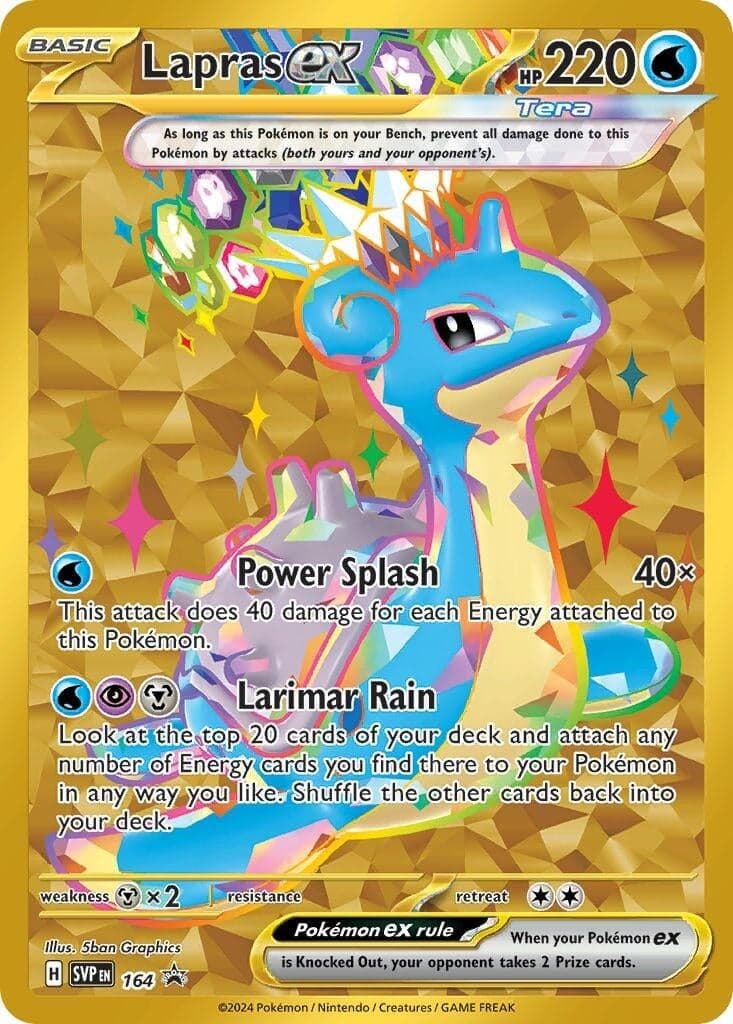 Lapras ex - 164 (164) (SV: Scarlet & Violet Promo Cards)