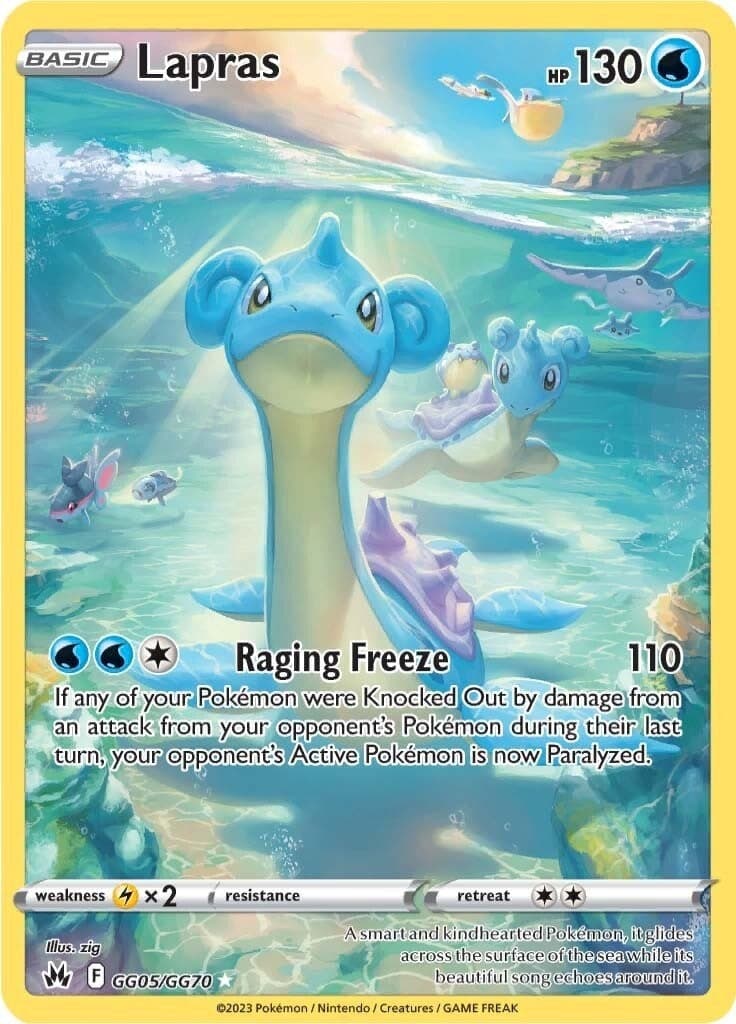 Lapras (GG05/GG70) (Crown Zenith: Galarian Gallery)