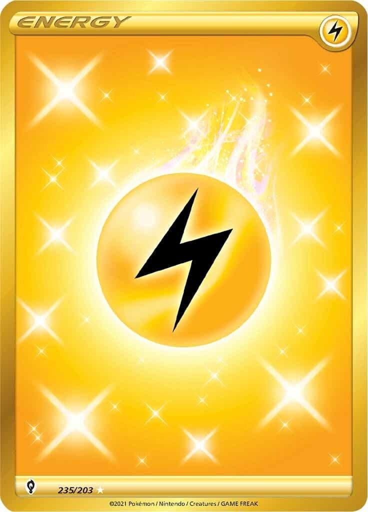 Lightning Energy (Secret) (235/203) (SWSH07: Evolving Skies)