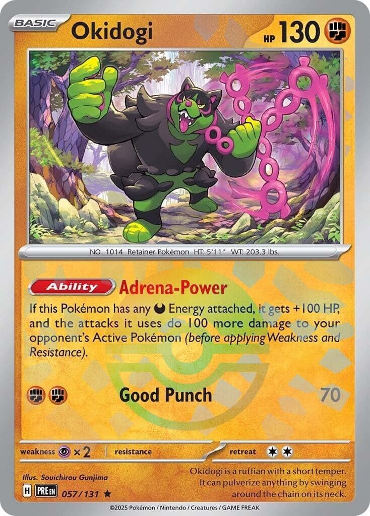 Okidogi (Poke Ball Pattern) (057/131) (SV: Prismatic Evolutions)
