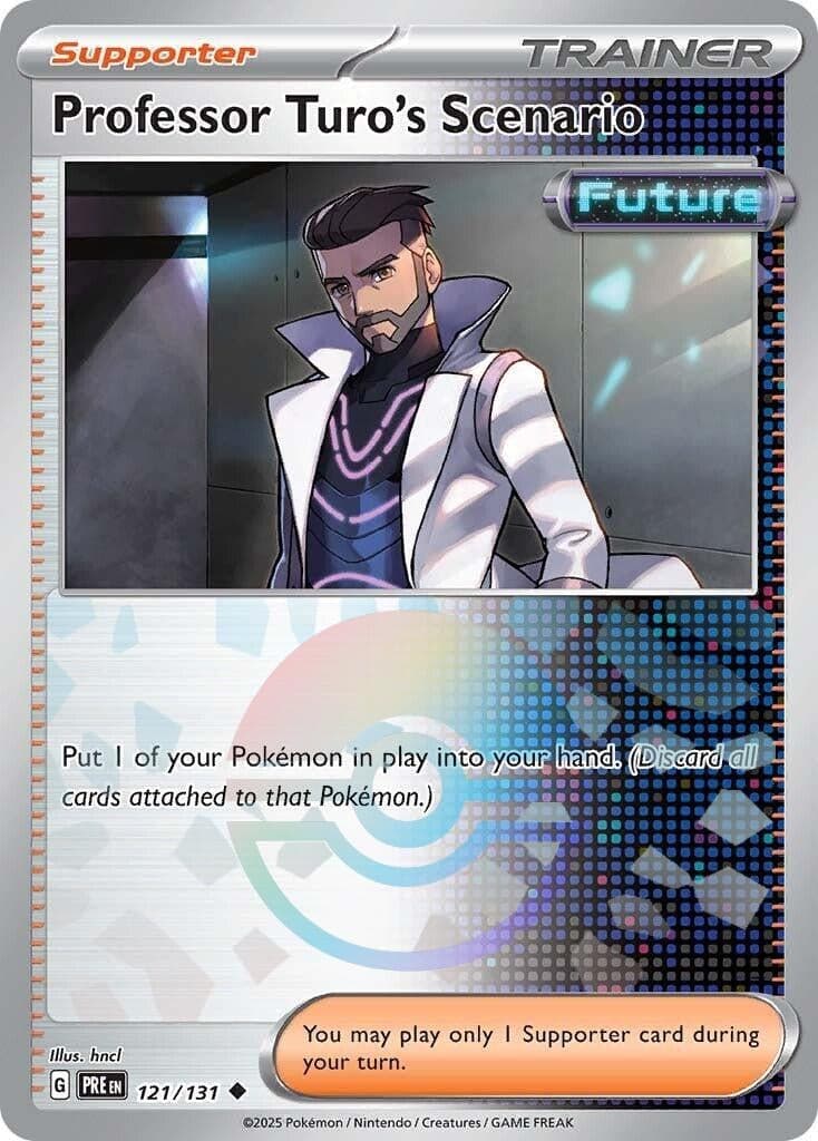 Professor Turo's Scenario (Poke Ball Pattern) (121/131) (SV: Prismatic Evolutions)