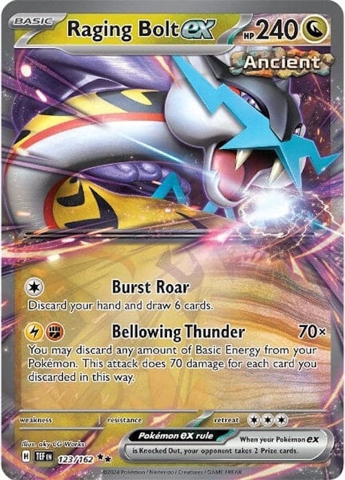 Raging Bolt ex (123/162) (SV05: Temporal Forces)