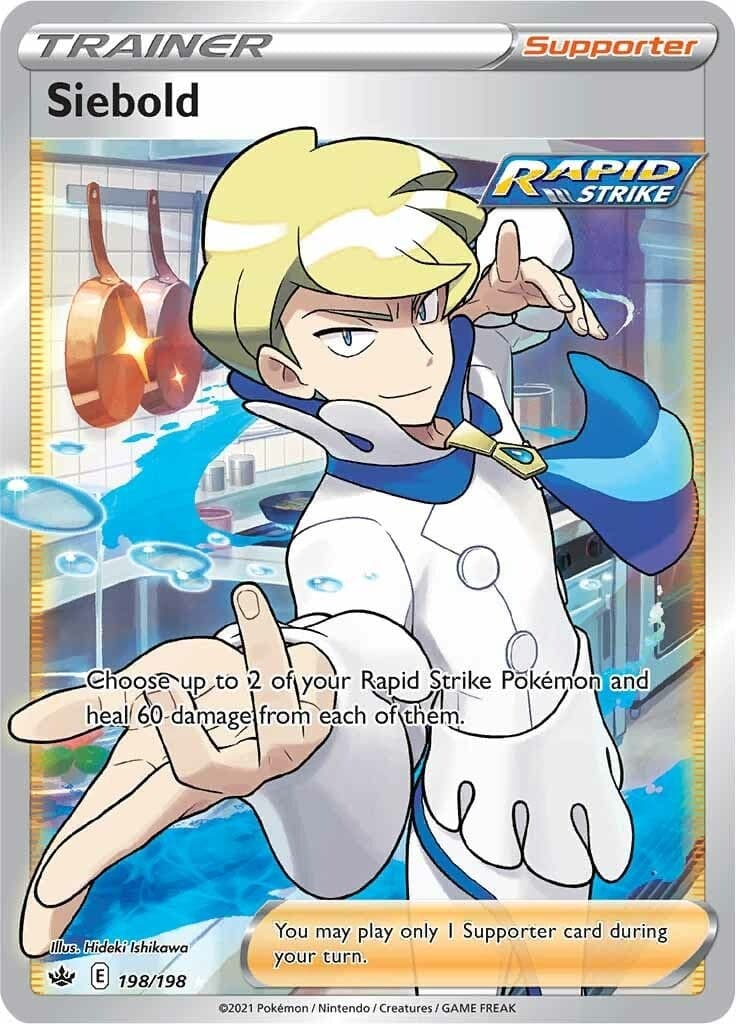 Siebold (Full Art) (198/198) (SWSH06: Chilling Reign)