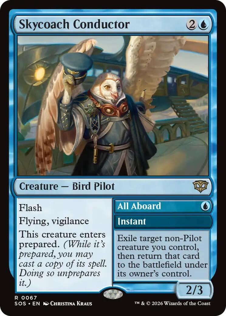 Skycoach Conductor (67) (Foil) (Secrets of Strixhaven)