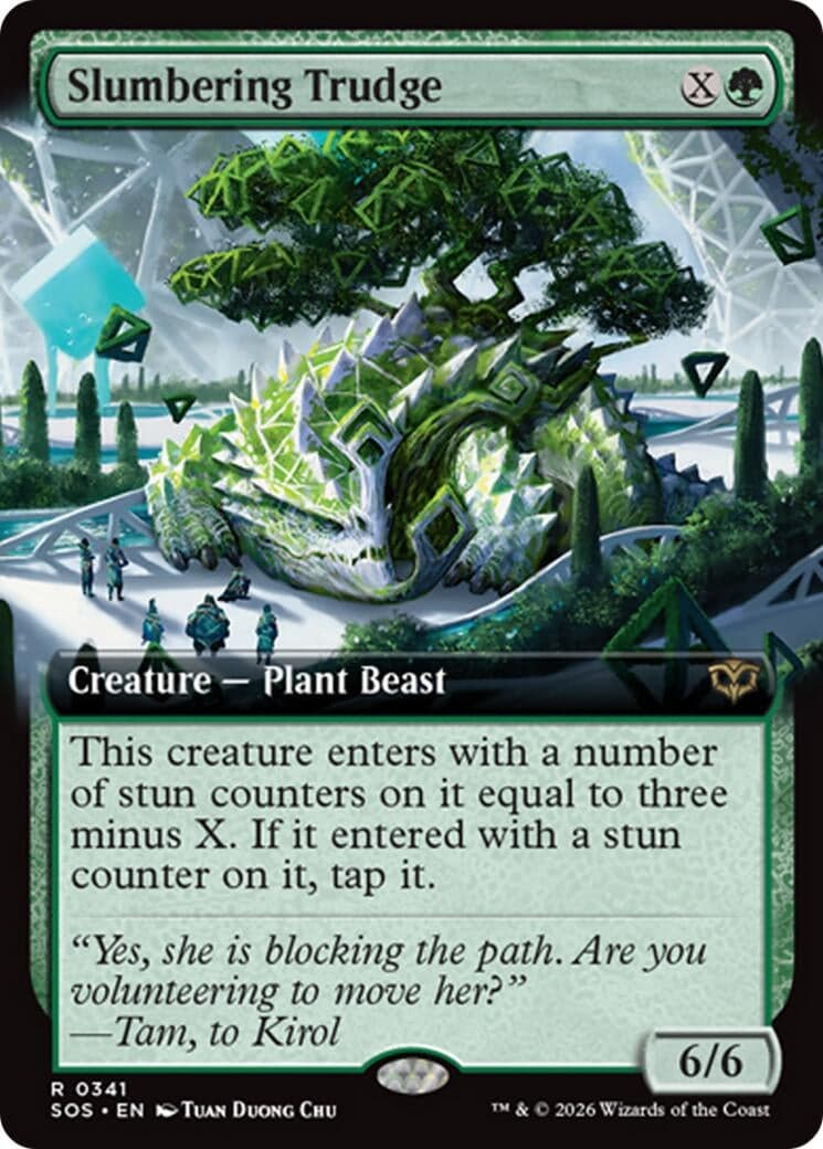 Slumbering Trudge (Extended Art) (341) (Secrets of Strixhaven)