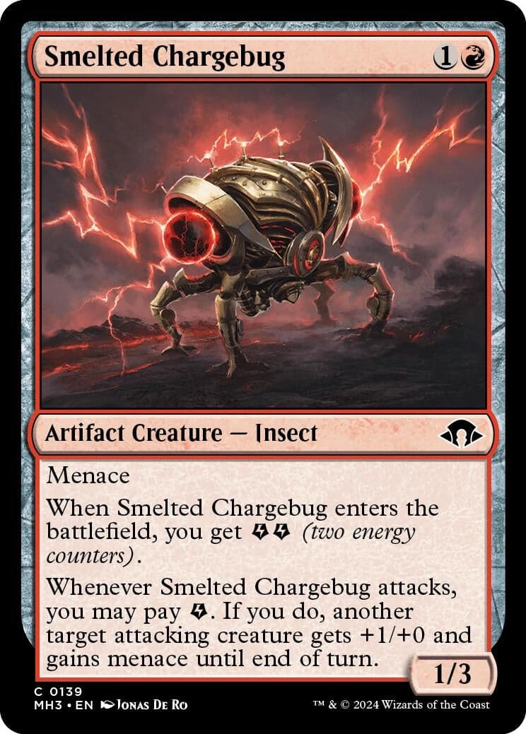 Smelted Chargebug (139) (Foil) (Modern Horizons 3)