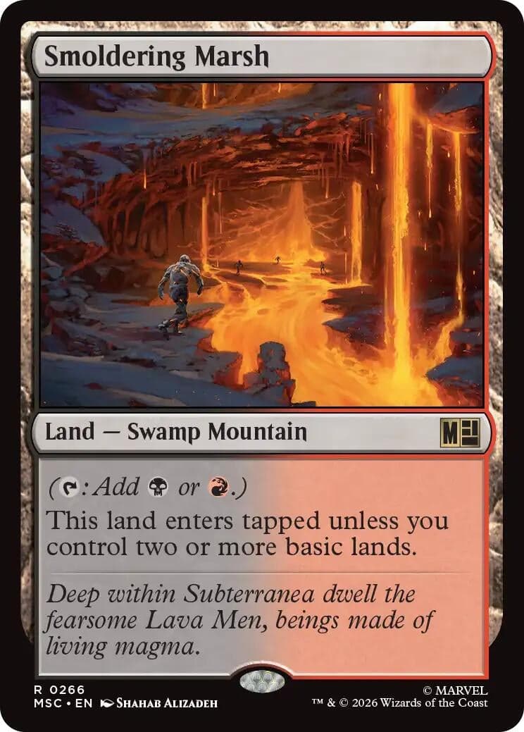 Smoldering Marsh (266) (Commander: Marvel Super Heroes) (MSC)