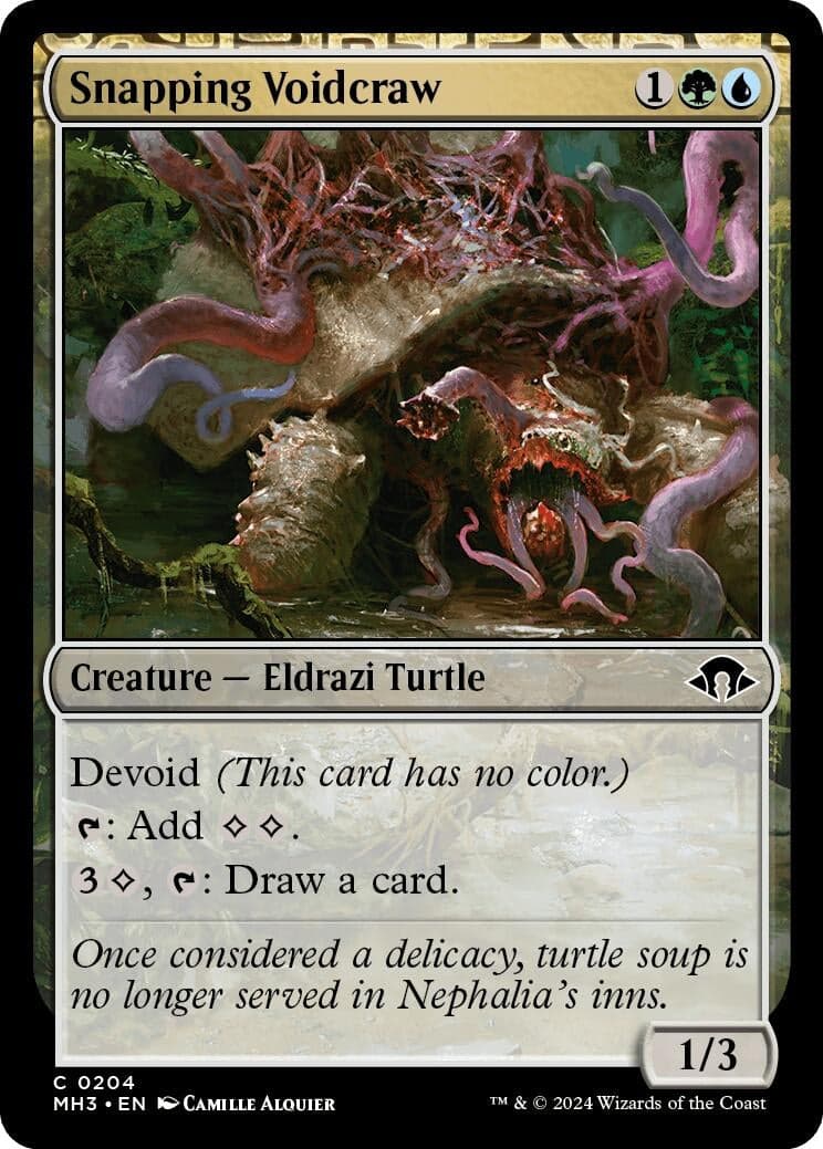 Snapping Voidcraw (204) (Foil) (Modern Horizons 3)