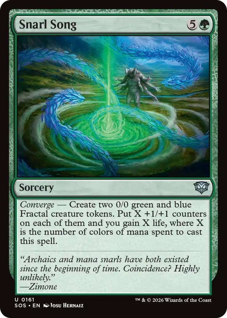 Snarl Song (161) (Foil) (Secrets of Strixhaven)