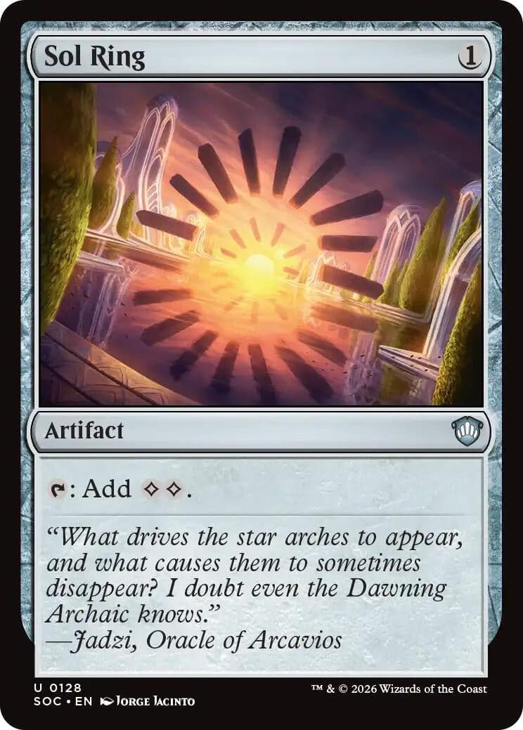 Sol Ring (128) (Commander: Secrets of Strixhaven)