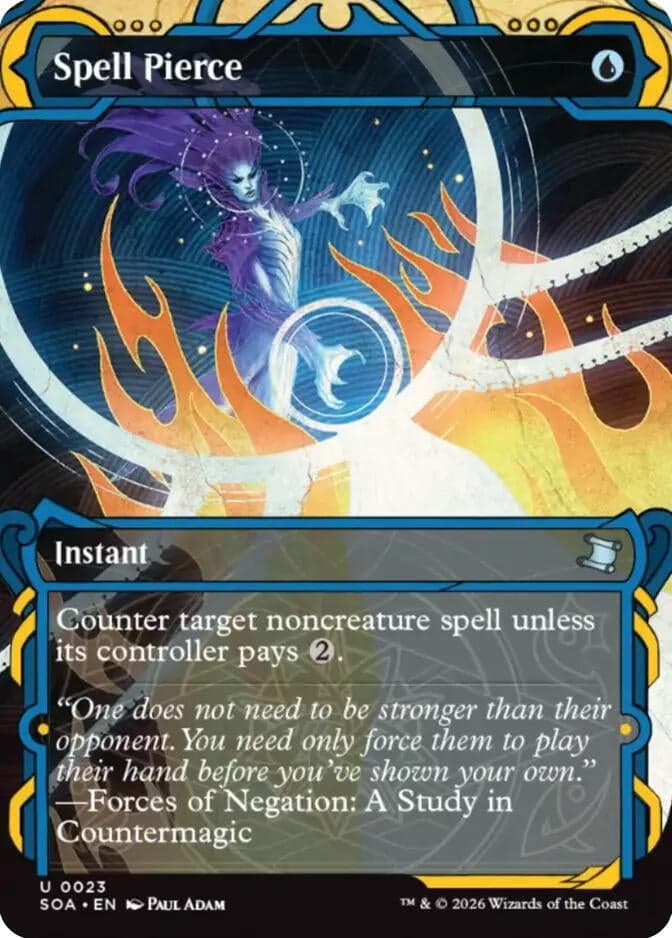 Spell Pierce (23) (Foil) (Secrets of Strixhaven: Mystical Archive)