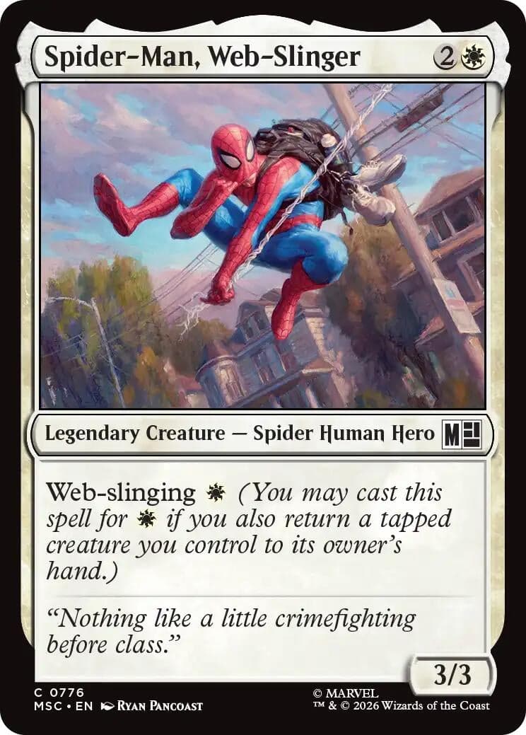 Spider-Man, Web-Slinger (776) (Foil) (Commander: Marvel Super Heroes) (MSC)