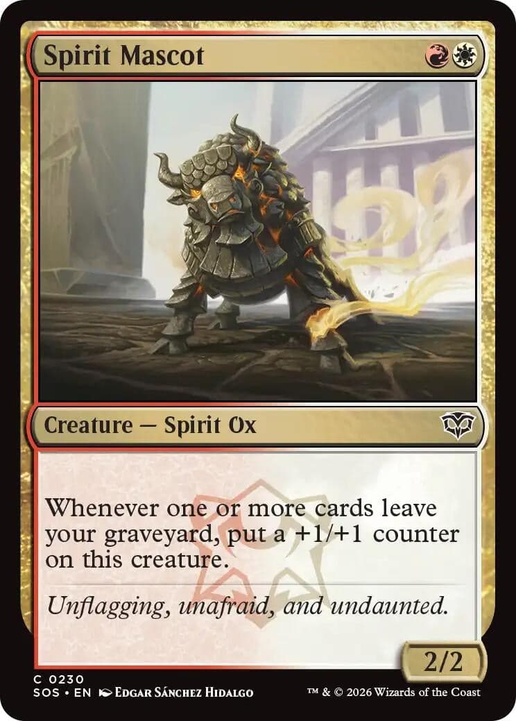 Spirit Mascot (230) (Foil) (Secrets of Strixhaven)