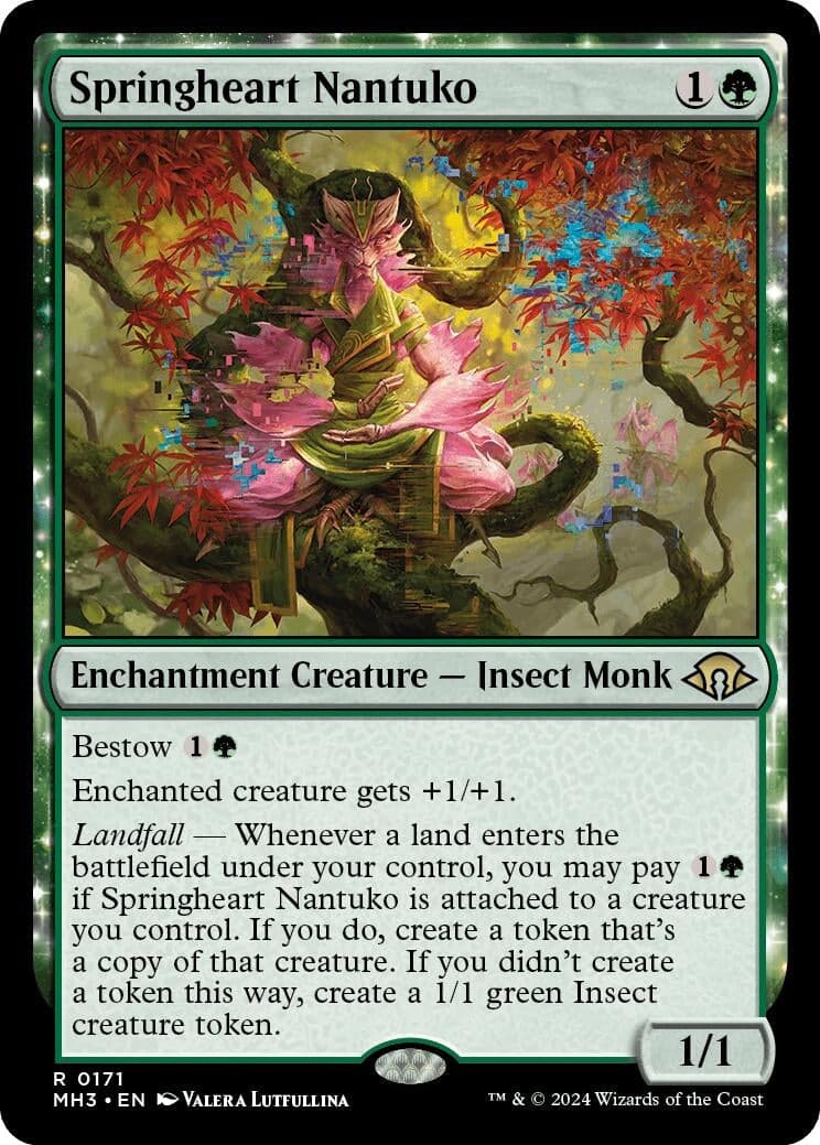 Springheart Nantuko (171) (Foil) (Modern Horizons 3)