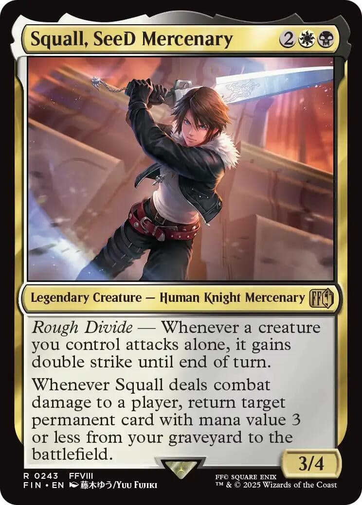 Squall, SeeD Mercenary (243) (Foil) (FINAL FANTASY)