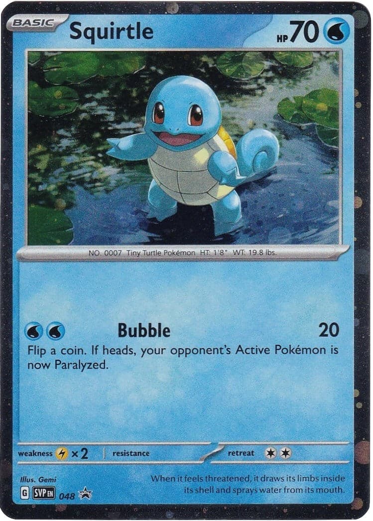 Squirtle - 048 (Cosmos Holo) (048) (SV: Scarlet & Violet Promo Cards)