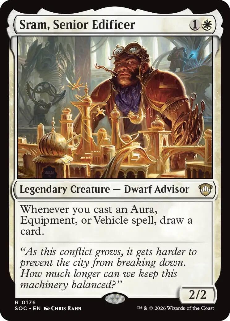 Sram, Senior Edificer (176) (Commander: Secrets of Strixhaven)