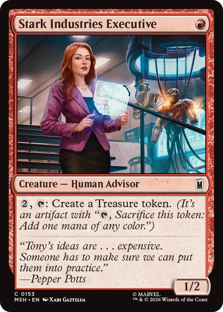 Stark Industries Executive (153) (Foil) (Marvel Super Heroes) (MSH)