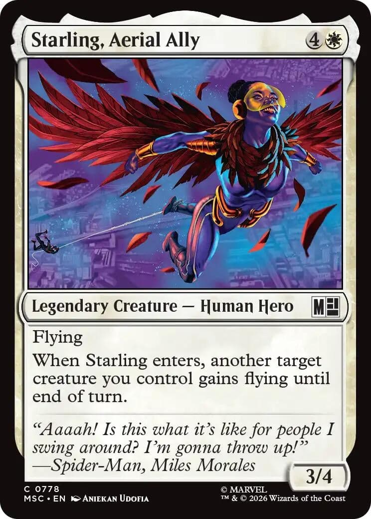 Starling, Aerial Ally (778) (Commander: Marvel Super Heroes) (MSC)