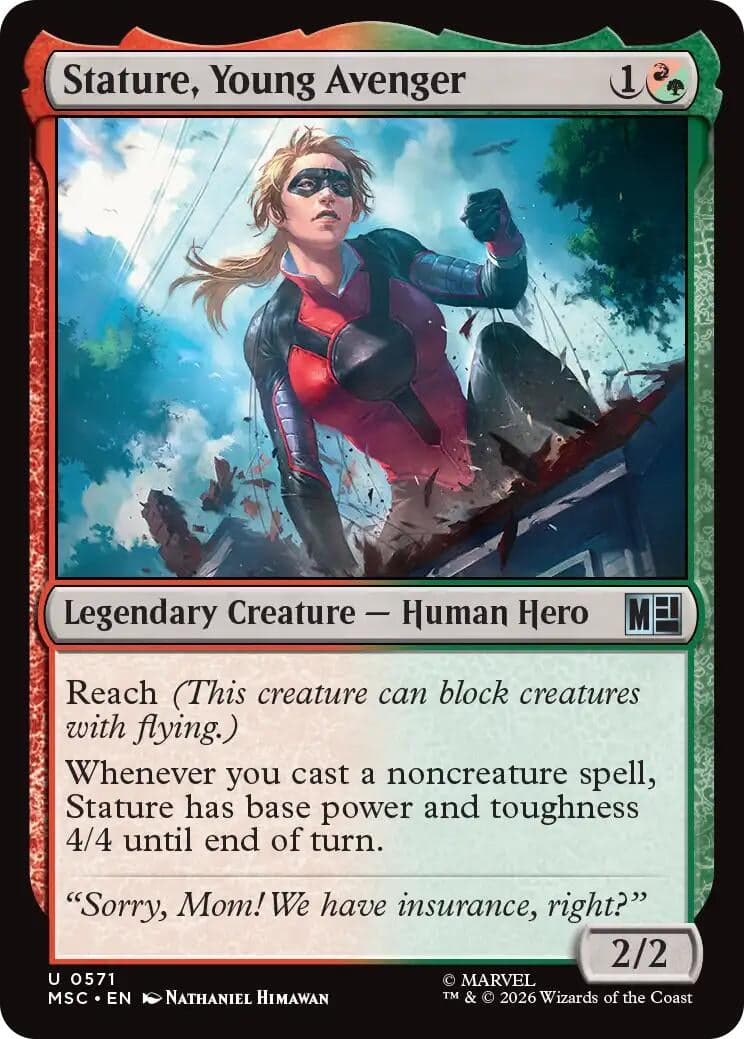 Stature, Young Avenger (571) (Foil) (Commander: Marvel Super Heroes) (MSC)