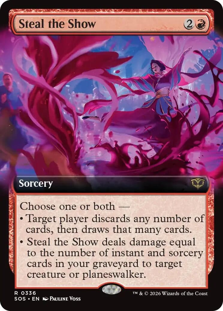 Steal the Show (Extended Art) (336) (Foil) (Secrets of Strixhaven)