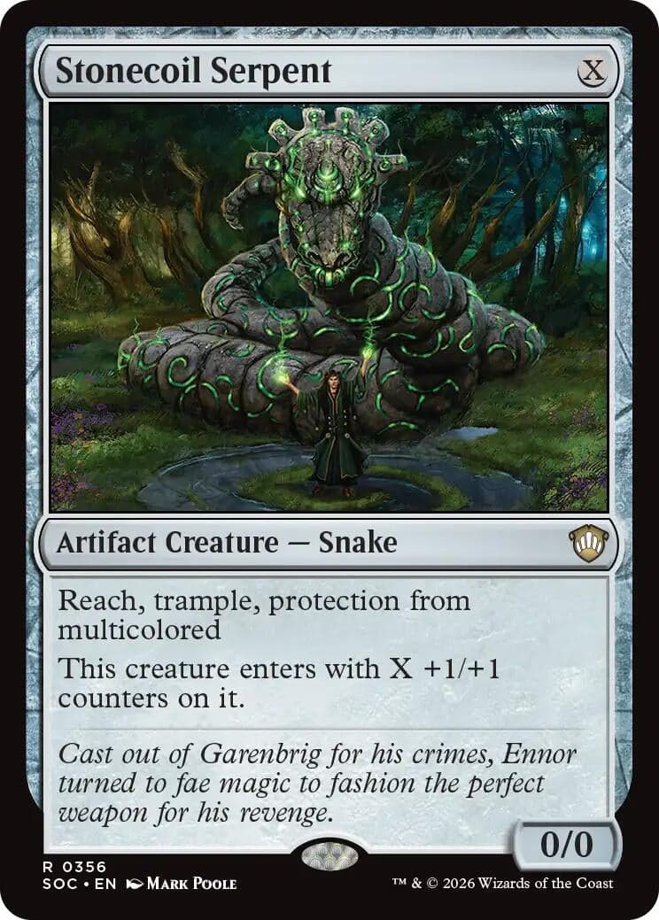 Stonecoil Serpent (356) (Commander: Secrets of Strixhaven)