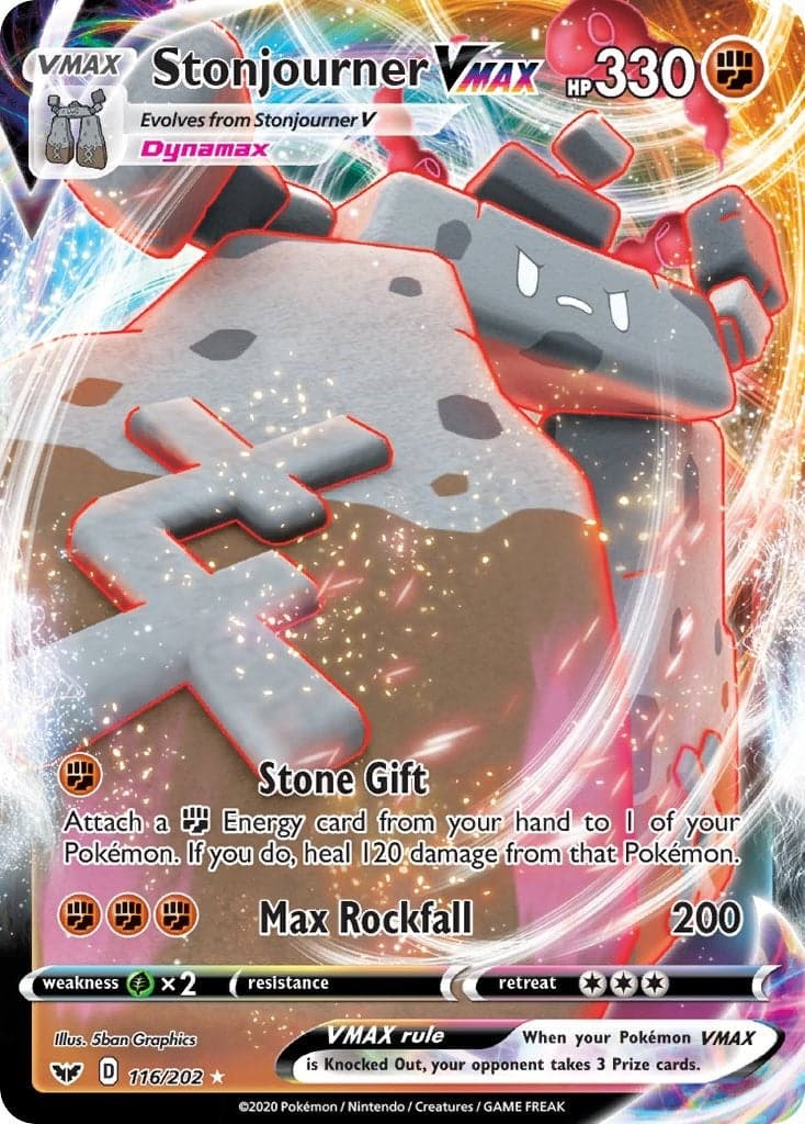 Stonjourner VMAX (116/202) (SWSH01: Sword & Shield Base Set)