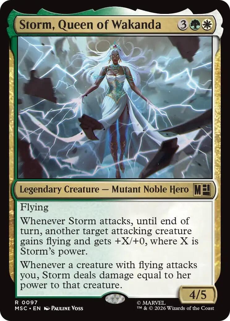 Storm, Queen of Wakanda (97) (Commander: Marvel Super Heroes) (MSC)