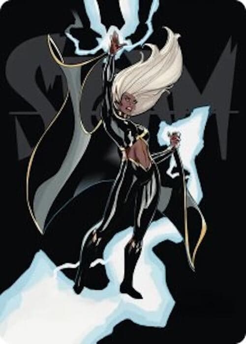 Storm, Windrider Art Card (30) (Art Series: Marvel Super Heroes) (AAMSH)
