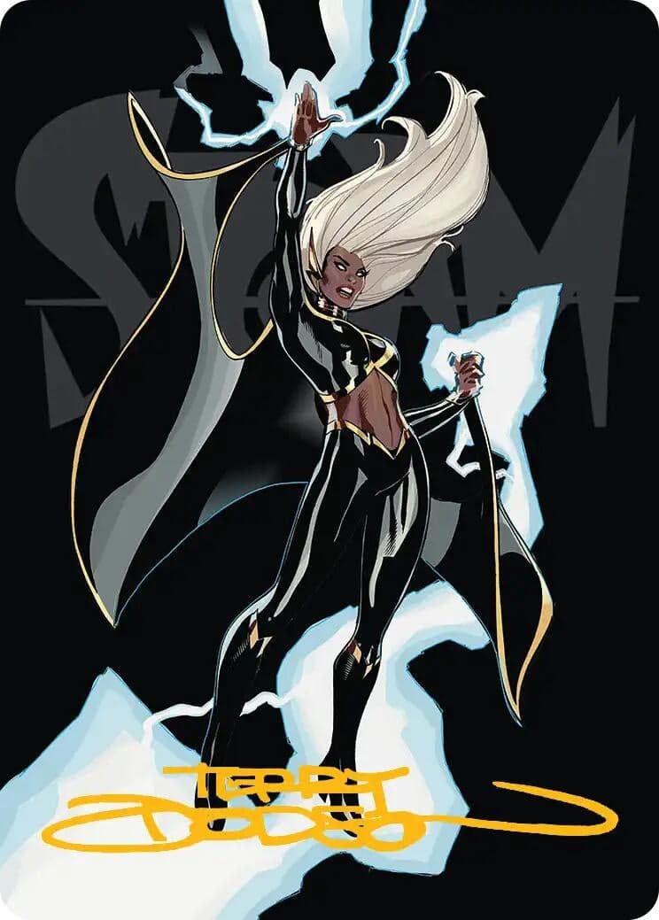 Storm, Windrider Art Card (Gold-Stamped Signature) (30) (Art Series: Marvel Super Heroes) (AAMSH)
