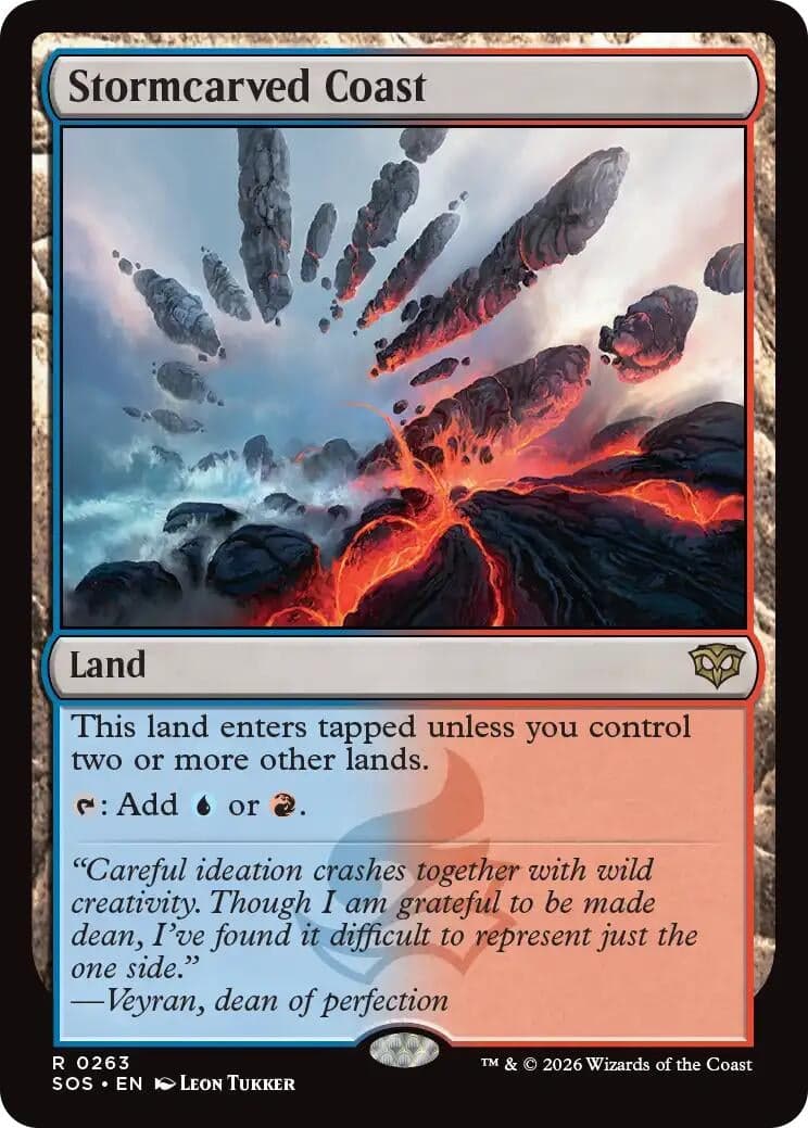 Stormcarved Coast (263) (Foil) (Secrets of Strixhaven)