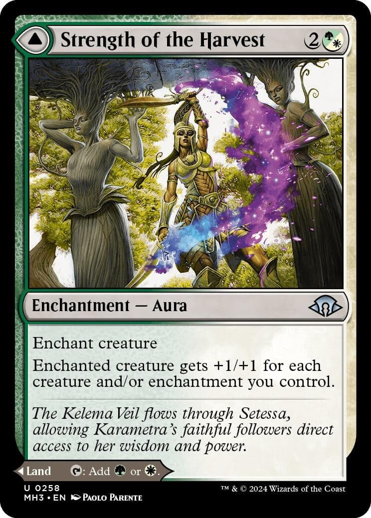 Strength of the Harvest (258) (Foil) (Modern Horizons 3)