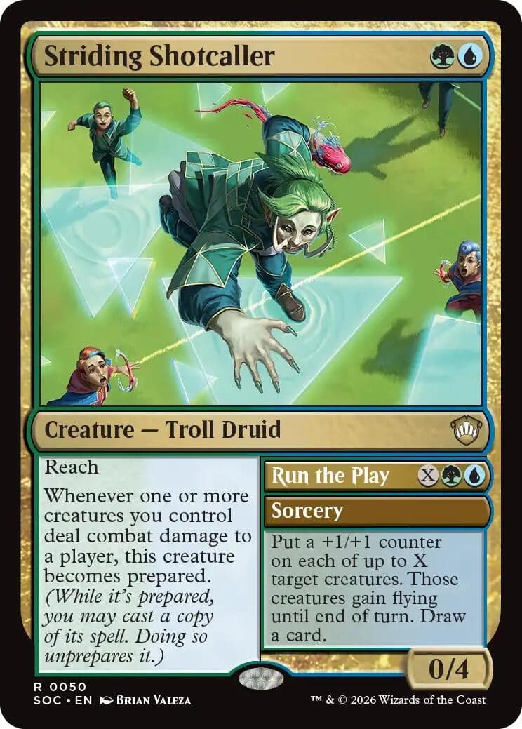 Striding Shotcaller (50) (Commander: Secrets of Strixhaven)