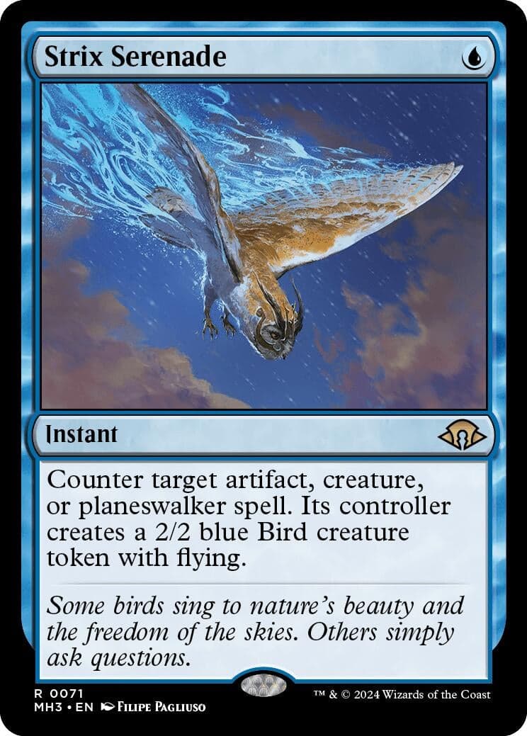 Strix Serenade (71) (Foil) (Modern Horizons 3)