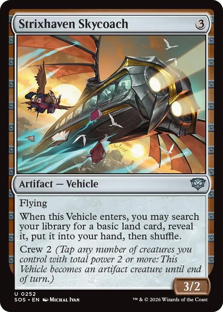 Strixhaven Skycoach (252) (Foil) (Secrets of Strixhaven)