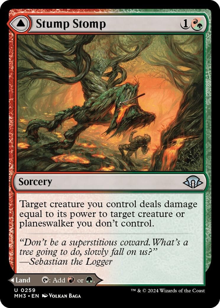 Stump Stomp (259) (Foil) (Modern Horizons 3)