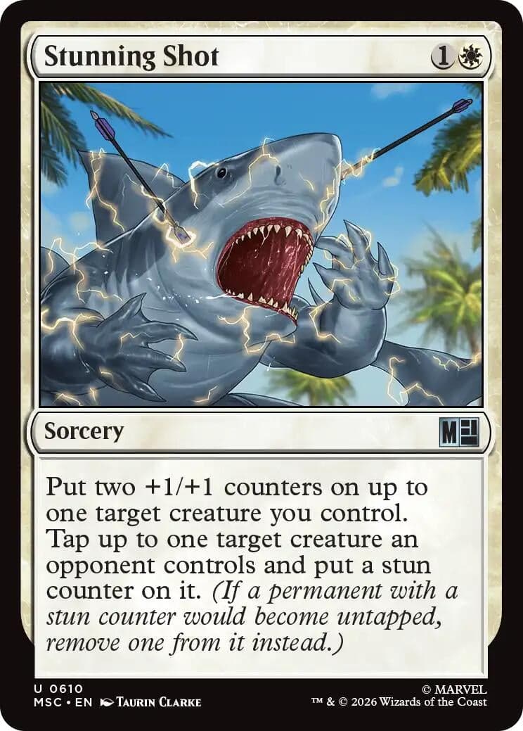 Stunning Shot (610) (Foil) (Commander: Marvel Super Heroes) (MSC)
