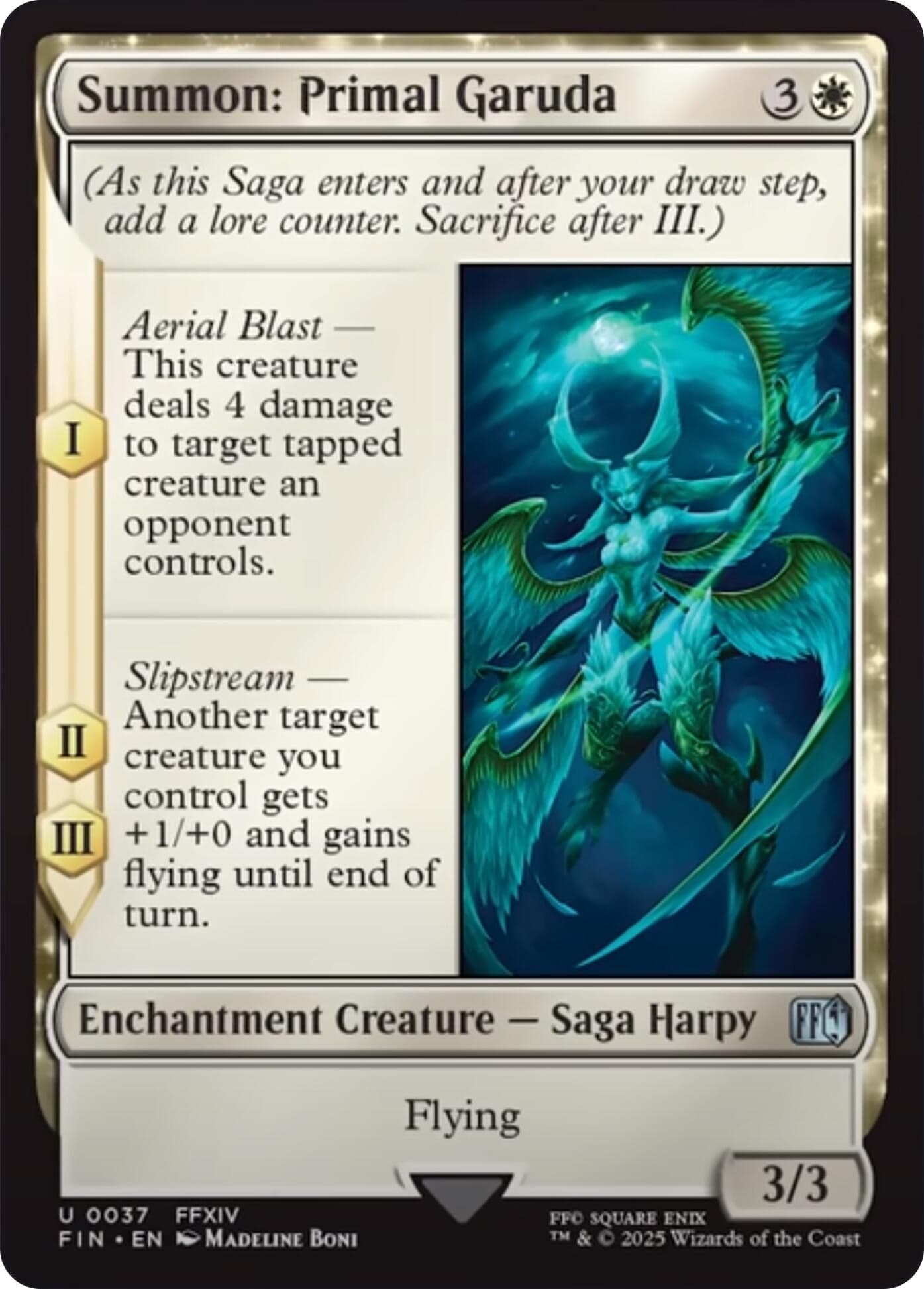 Summon: Primal Garuda (37) (Foil) (FINAL FANTASY)