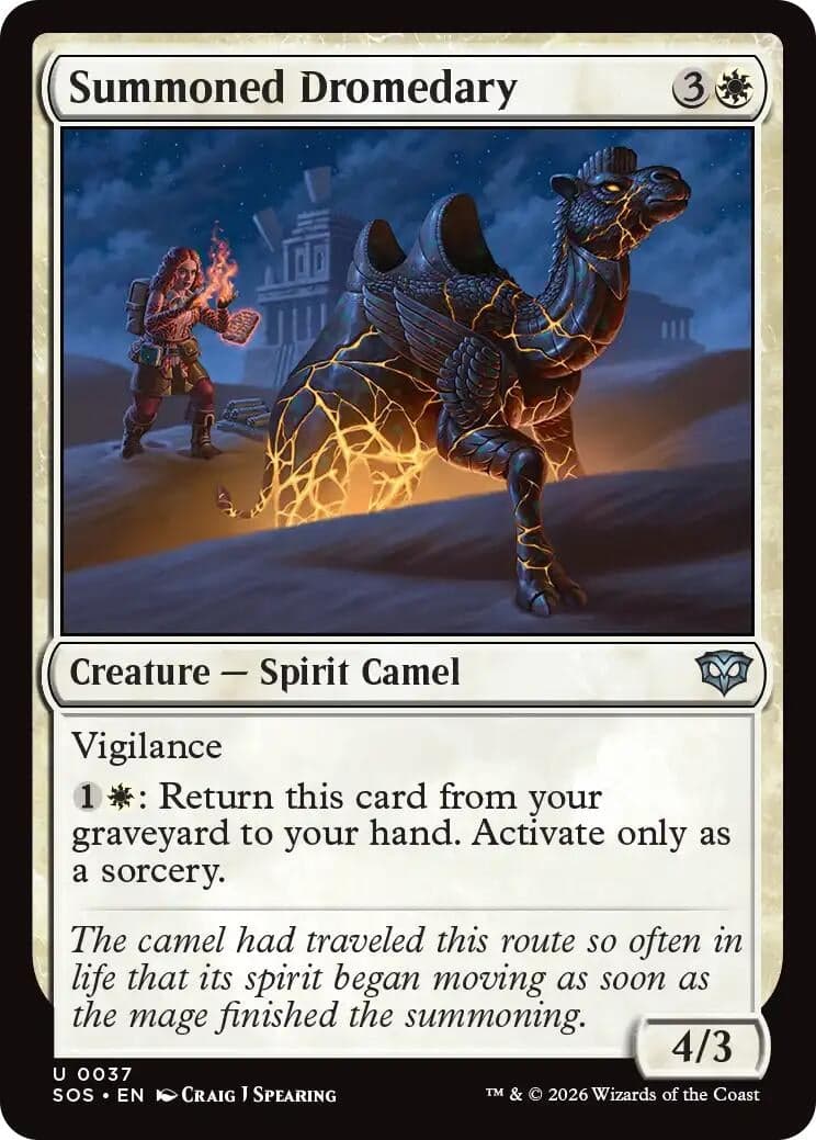 Summoned Dromedary (37) (Foil) (Secrets of Strixhaven)