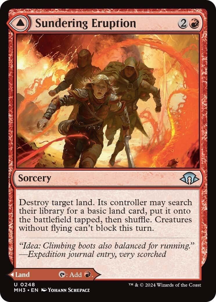 Sundering Eruption (248) (Foil) (Modern Horizons 3)