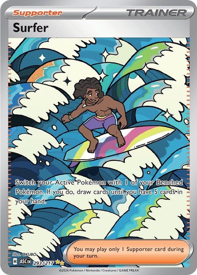 Surfer (293/217) (Holofoil) (ME: Ascended Heroes)