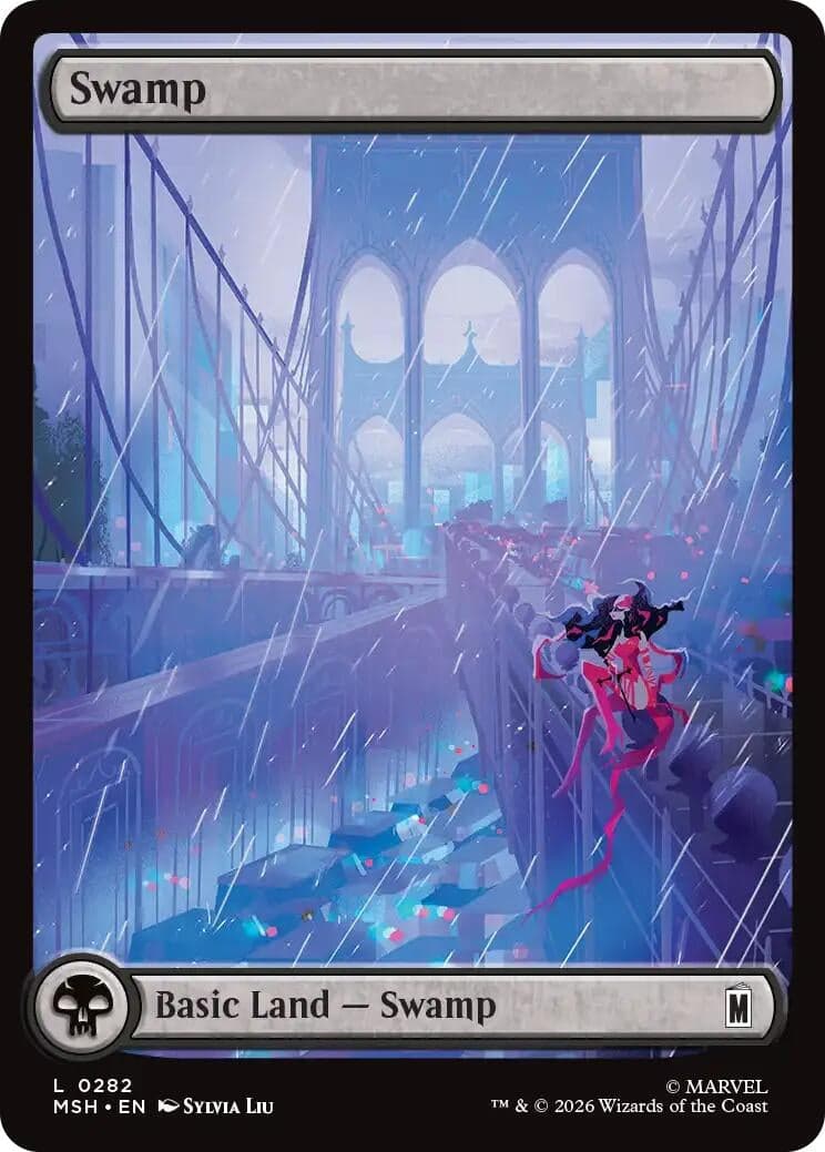 Swamp (0282) (282) (Foil) (Marvel Super Heroes) (MSH)